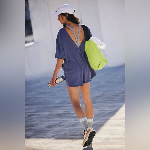 FP Movement | Hot Shot Tee Romper - New - Picture 1 of 7